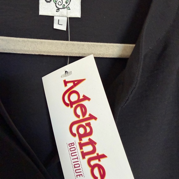 Ivy Jane Black Ruffle Sleeve Blouse - Picture 7 of 8